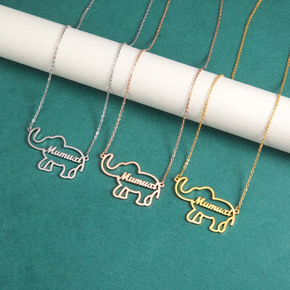 Personalized 19" Animal Necklace