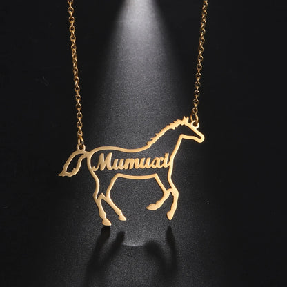 Personalized 19" Animal Necklace