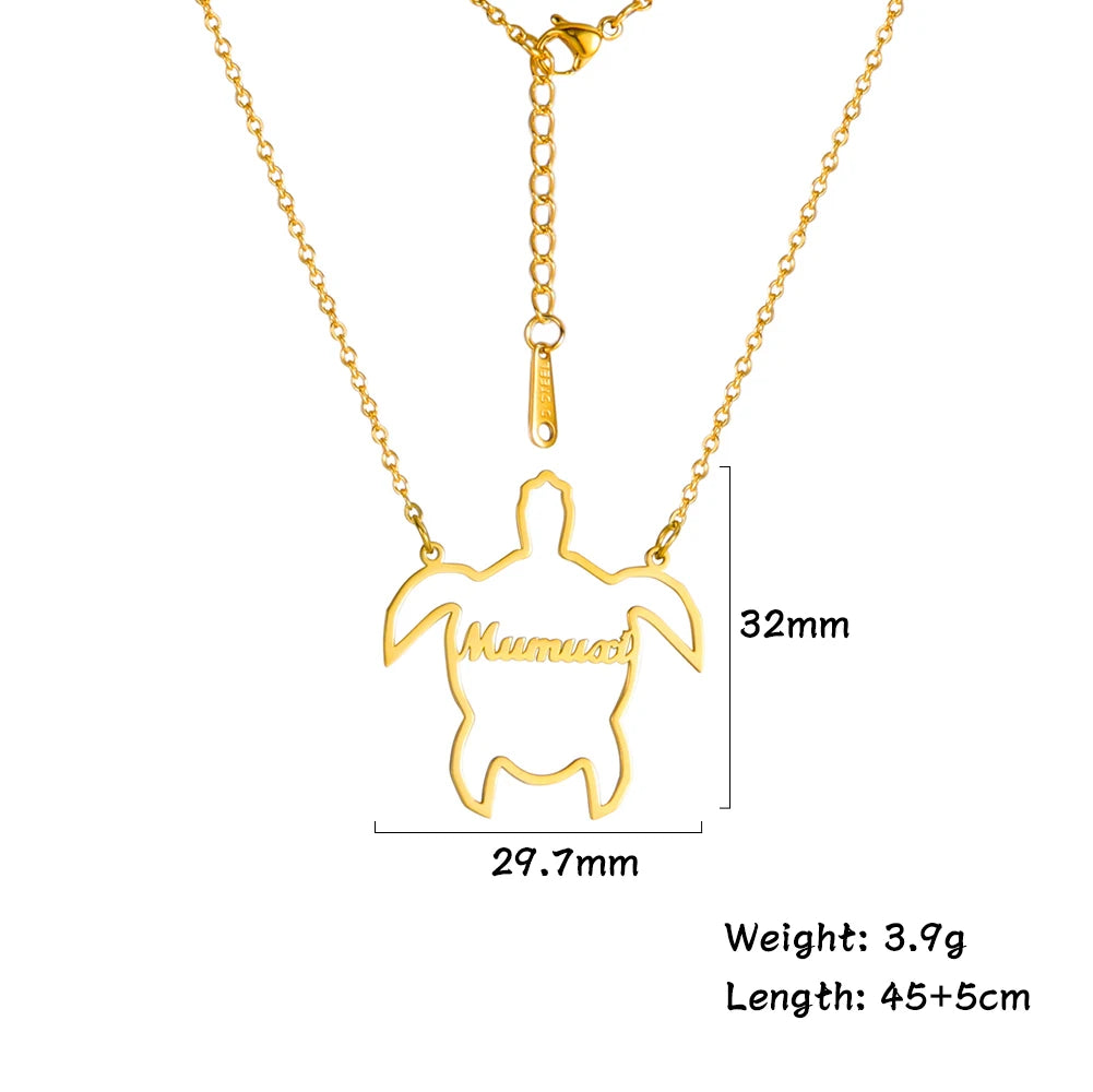 Personalized 19" Animal Necklace