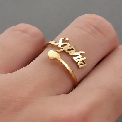 Personalized Adjustable Ring