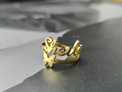 Personalized Adjustable Ring