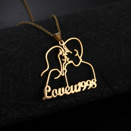 Couple Personalized Necklace