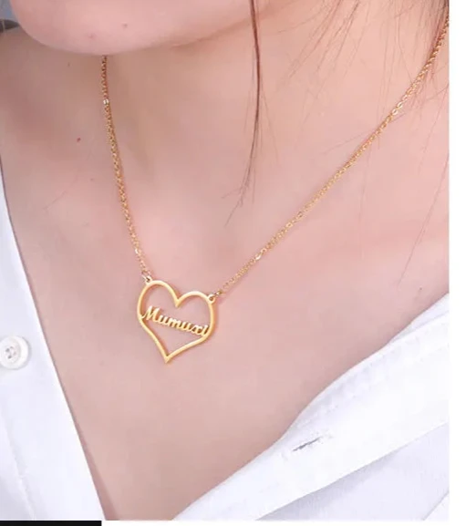 Heart Personalized Single Necklace