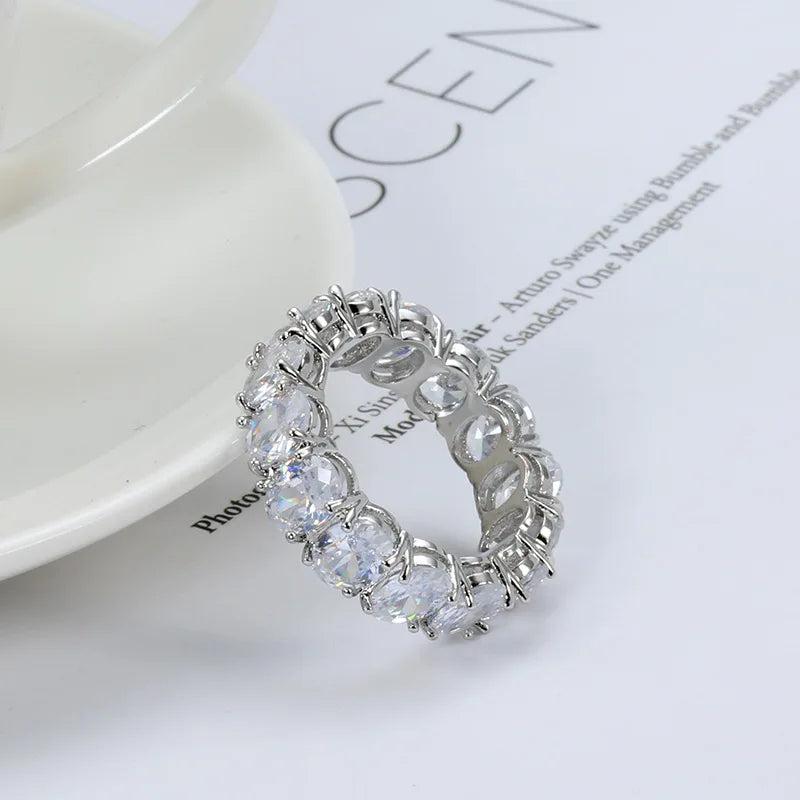 Oval Cut Stone Ring