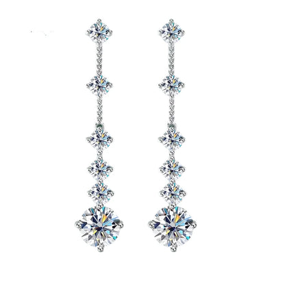 Rain Drop Bridal Earrings