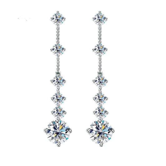 Rain Drop Bridal Earrings