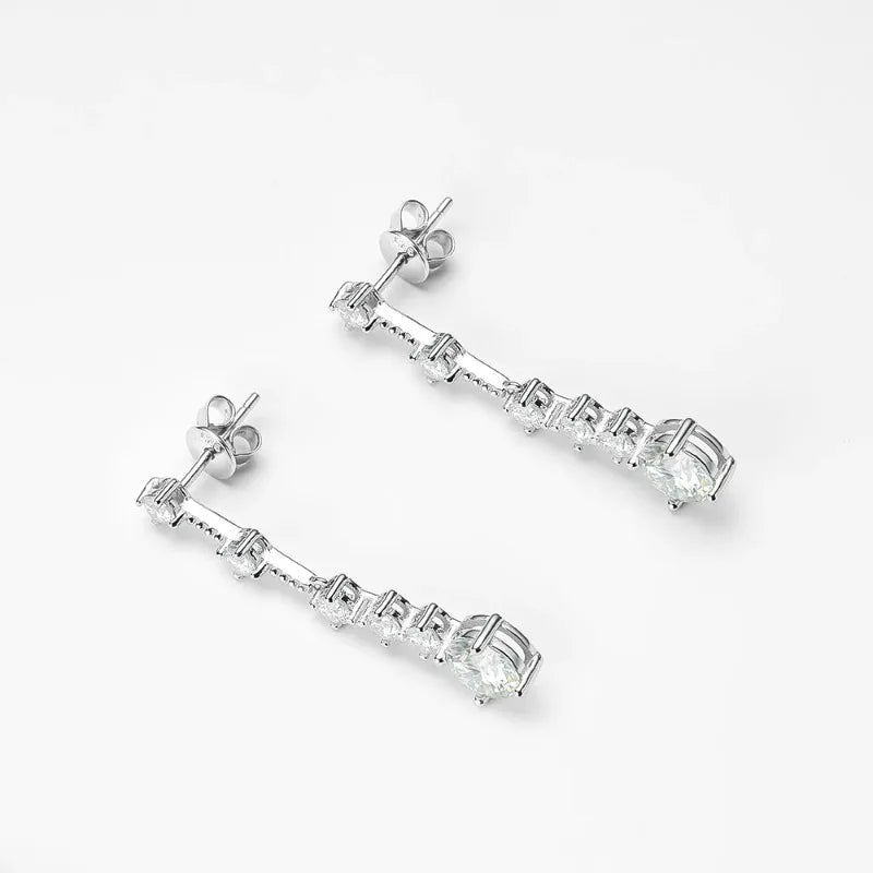 Rain Drop Bridal Earrings