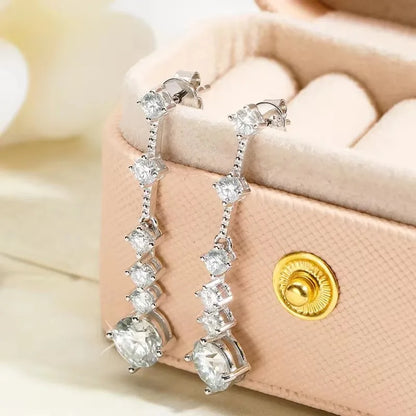 Rain Drop Bridal Earrings