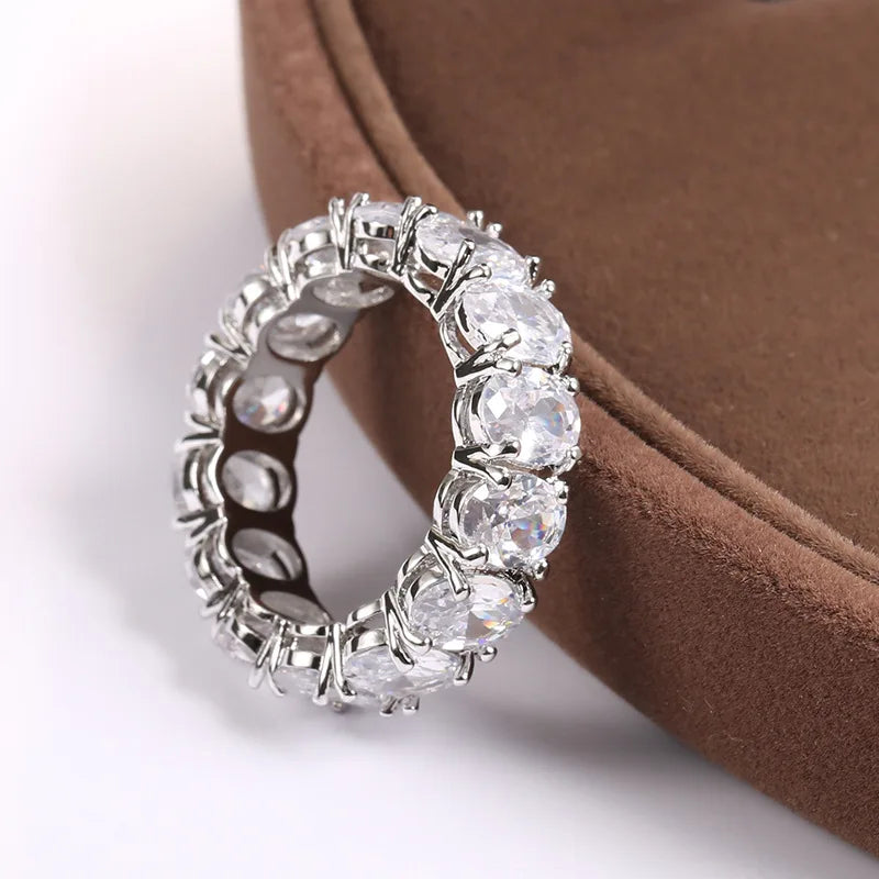 Oval Cut Stone Ring